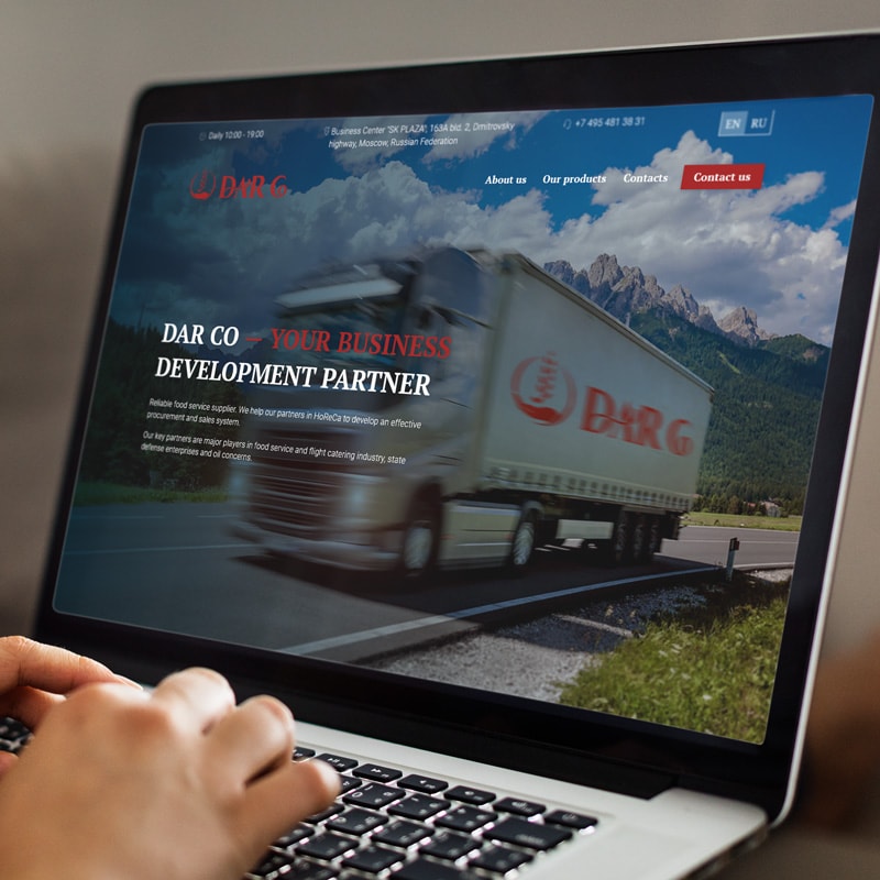 Logo Design & Website for Food Supplier